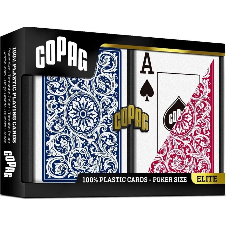Karty do pokera Copag blue/red 2szt