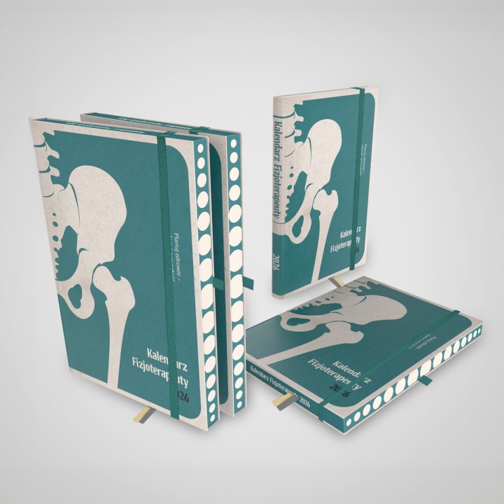 Planner Kalendarz fizjoterapeuty 2026 SQN Originals