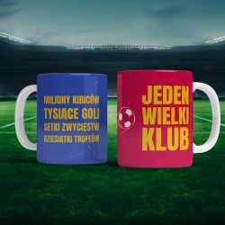 Kubek piłkarski (330 ml) dla fanów katalońskiej drużyny