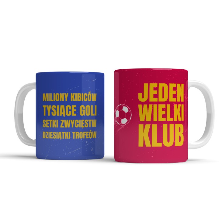 Kubek piłkarski (330 ml) dla fanów katalońskiej drużyny
