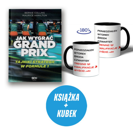(Wysyłka ok. 26.09.) Jak wygrać Grand Prix. Tajniki strategii w F1 (książka + kubek tydzień fana formuły)
