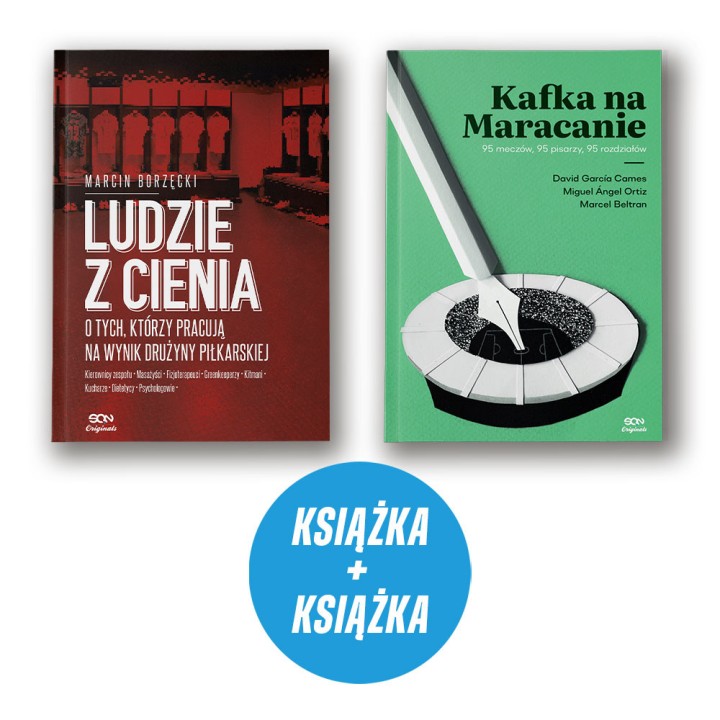 Ludzie z cienia. O tych, którzy pracują na wynik drużyny piłkarskiej + Równo z trawą (2x książka)