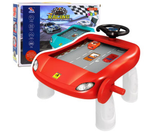 Symulator jazdy manualny czerwony