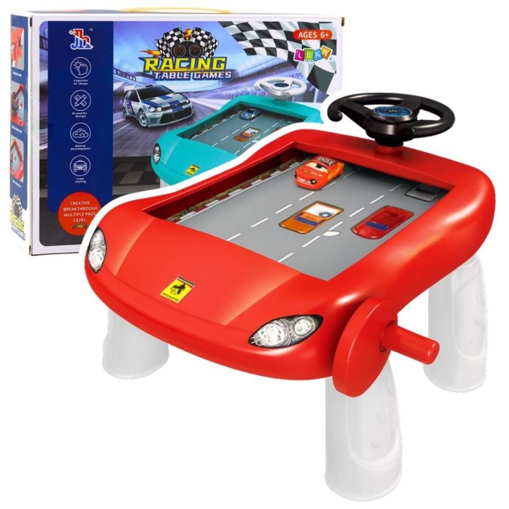 Symulator jazdy manualny czerwony