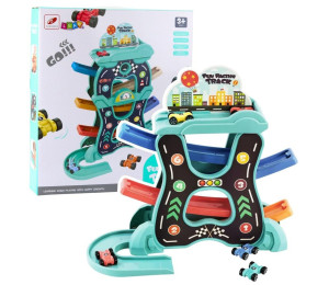 Tor samochodowy zjeżdzalnia trzy poziomy