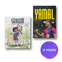 Pedri i legenda o złotych butach + Lamine Yamal (2x książka)