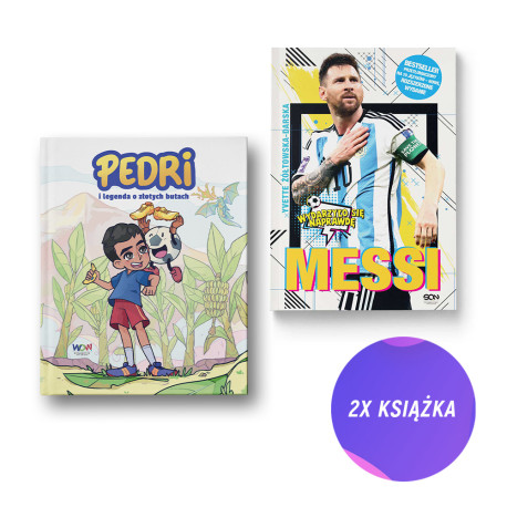 Pedri i legenda o złotych butach + Lamine Yamal (2x książka)