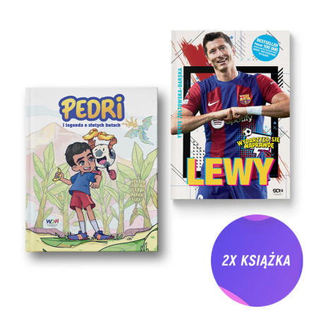 Pedri i legenda o złotych butach + Lewy (2x książka)
