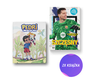 Pedri i legenda o złotych butach + Szczęsny (2x książka)