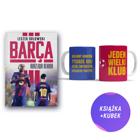 Barca. Burzliwa dekada (książka + kubek piłkarski 330ml)