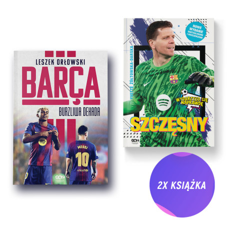 Barca. Burzliwa dekada + Lewy. Chłopak, który zachwycił świat (2x książka + karta gratis)