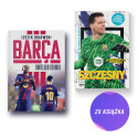 Barca. Burzliwa dekada + Szczęsny (2x książka + karta gratis)