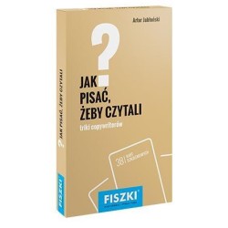 Fiszki. Jak pisać, żeby czytali?