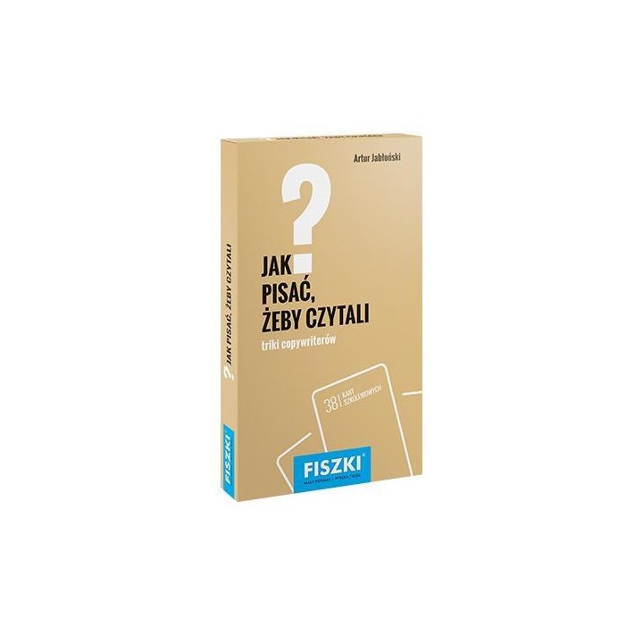 Fiszki. Jak pisać, żeby czytali?