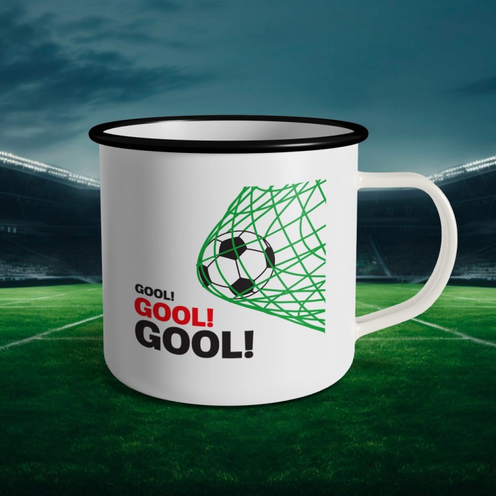 Kubek piłkarski (300 ml) piłka nożna Gool!