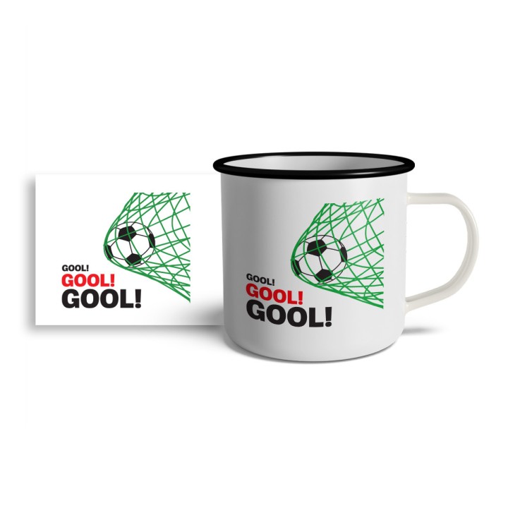 Kubek piłkarski (300 ml) piłka nożna Gool!