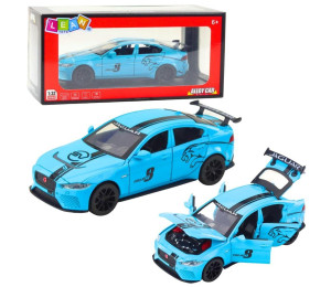 Jaguar metalowy światło i dźwięk turkusowy