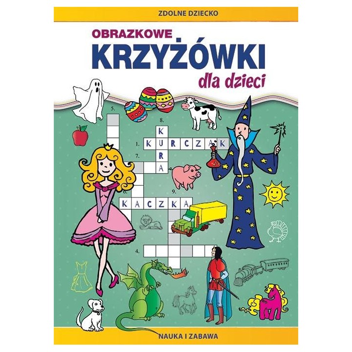 Obrazkowe krzyżówki dla dzieci