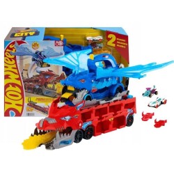 Hot Wheels City Transporter Podwójny smok 2w1