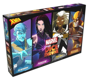 Marvel Dice Throne : Iceman, Psylocke, Storm, Wolv