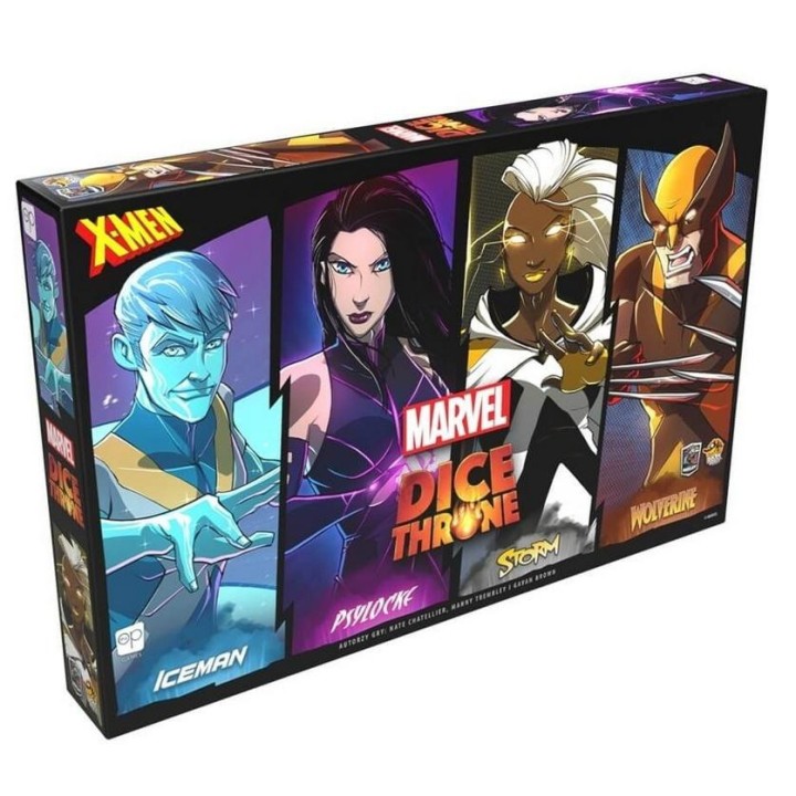 Marvel Dice Throne : Iceman, Psylocke, Storm, Wolv