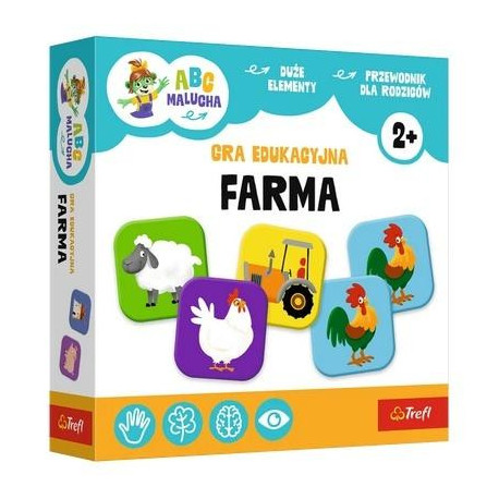 Gra dla dzieci ABC Malucha Farma TREFL