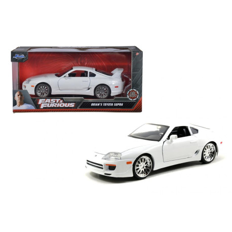 Jada F&amp;F Toyota Supra white 1995 1:24