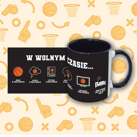 Kubek koszykarski  (330 ml) W wolnym czasie koszykówka
