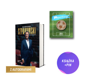 (Wysyłka ok. 29.10.) SQN Originals: Wita państwa Dariusz Szpakowski TW (książka + przypinka drewniana pin)