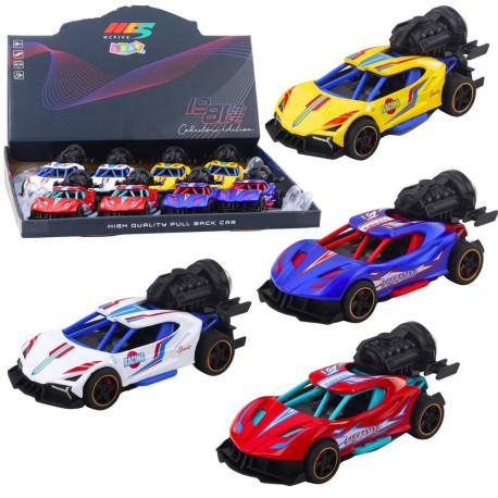 Wyścigówka z napędem światło dżwięk dym MIX