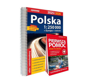 Atlas samochodowy Polska 1:250 000 w.2025/2026