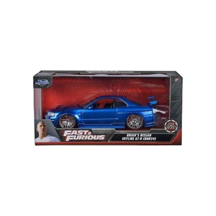 Jada F&F Nissan Skyline blue 2002 1:24