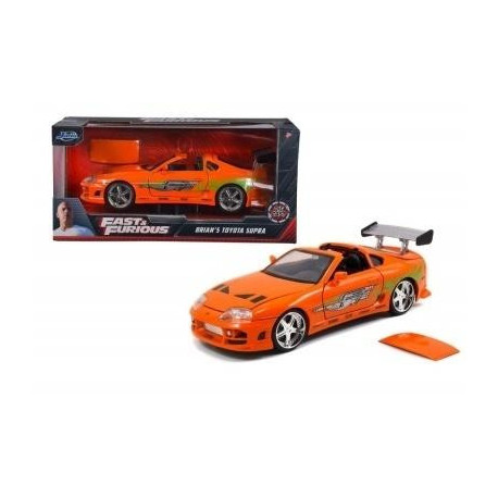 Jada F&amp;F Toyota Supra orange 1995 1:24
