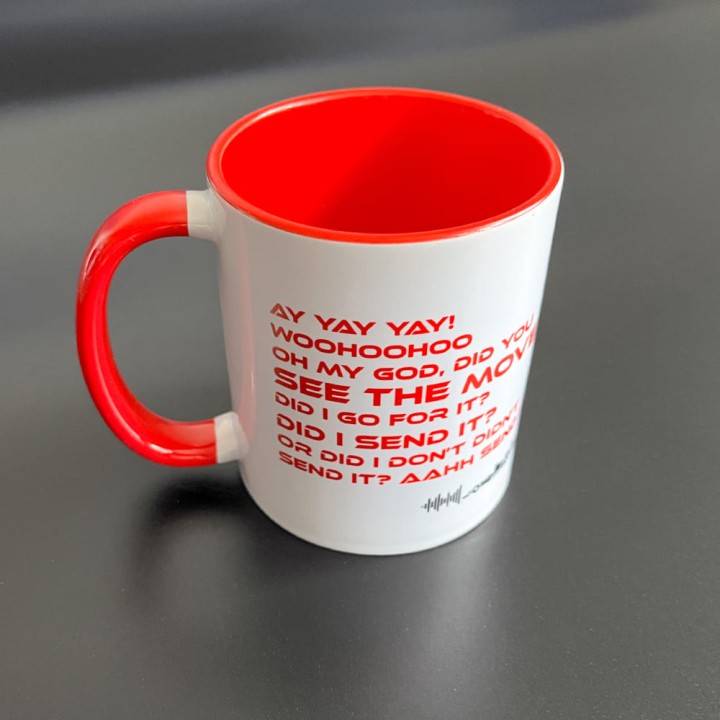 Kubek F1 (330 ml) radio kierowca ay yay yay  Formuła 1