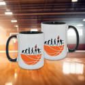 Kubek duży koszykarski (450 ml) dla fana NBA Basketball ewolucja koszykówka
