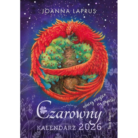 Czarowny kalendarz 2026 więcej miejsca na zapiski