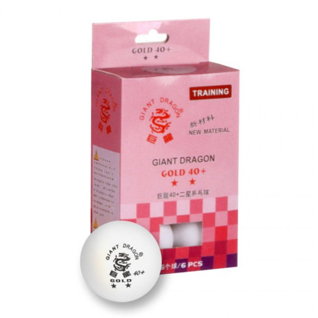 Piłeczka do ping ponga SMJ Gold Star 6 szt.