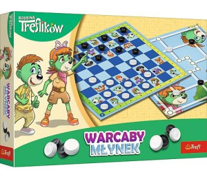 Warcaby i Młynek Rodzina Treflików TREFL