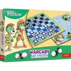 Warcaby i Młynek Rodzina Treflików TREFL