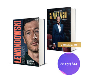 SQN Originals: Wita państwa Dariusz Szpakowski TW + Robert Lewandowski (2x książka)