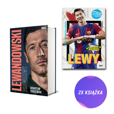 Robert Lewandowski. Prawdziwy + Lewy. Chłopak, który zachwycił świat (2x książka + karta)
