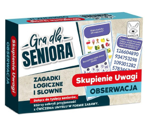 Gra dla Seniora. Skupienie uwagi - Obserwacja