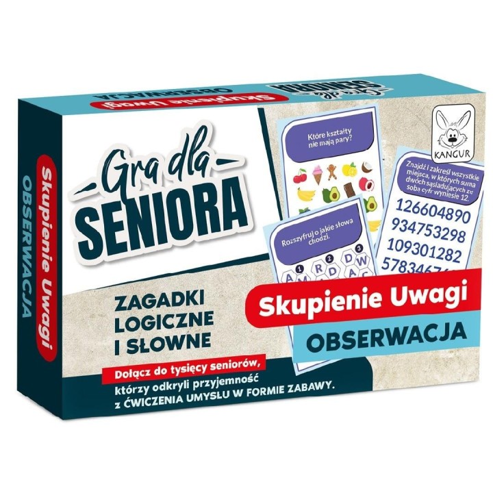 Gra dla Seniora. Skupienie uwagi - Obserwacja