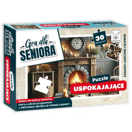 Gra dla Seniora. Puzzle Uspokajające