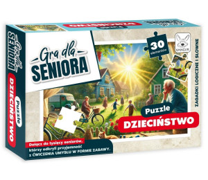 Gra dla Seniora. Puzzle Dzieciństwo