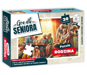 Gra dla Seniora. Puzzle Rodzina