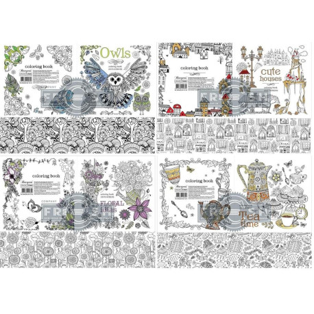 Kolorowanka antystresowa 200/200/12K FRESH