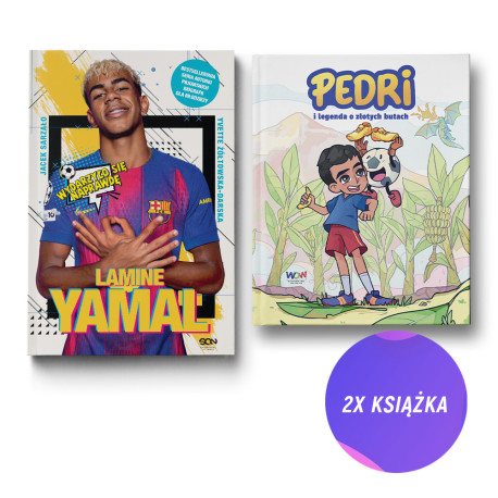 Lamine Yamal. Złota nadzieja futbolu + Lamine Yamal. Historia chłopca, który marzył o Camp Nou (2x książka)