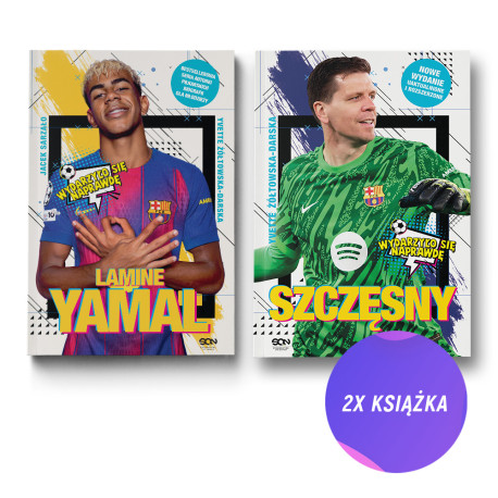 Lamine Yamal. Złota nadzieja futbolu + Pedri i legenda o złotych butach (2x książka)