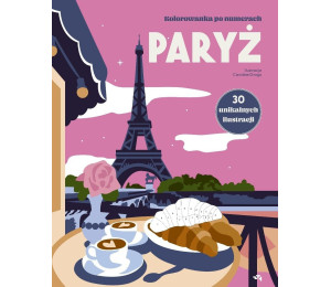 Paryż. Kolorowanka po numerach